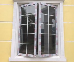 Cửa nhôm Xingfa màu trắng sứ đẹp
