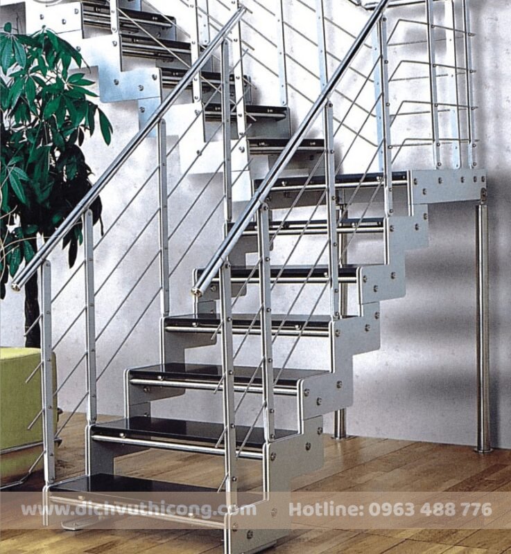 Cầu thang inox